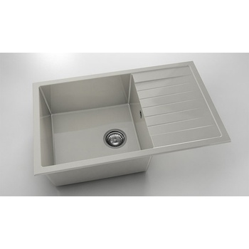 Image 1 of FAT Мивка Vanguard 228, Polymer marble, 11 Сив гранит, с включен сифон