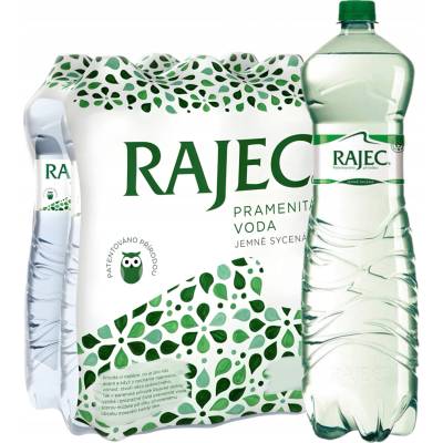 Rajec Pramenitá voda jemne sýtená 6 x 1,5 l