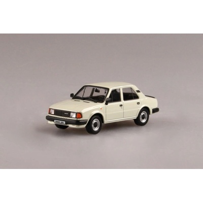 Abrex škoda 120L Ledová 1984 bílá 1:72