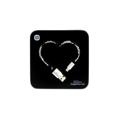 Winner 72895 Datový Heart box micro USB, bílo-černý