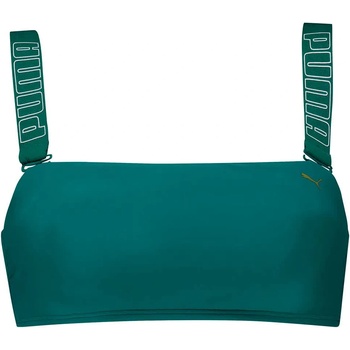 PUMA Bandeau bikini top - Green (Emerald Ice)