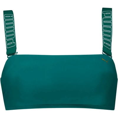 PUMA Bandeau bikini top - Green (Emerald Ice)