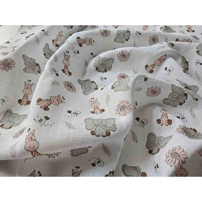 Prem Bavlněná tetra osuška ZOO růžová 90/100 cm – Zbozi.Blesk.cz