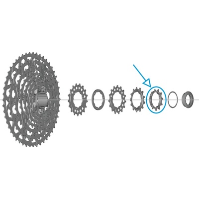 Shimano pastorok 11T, pre CS-LG700 Linkglide