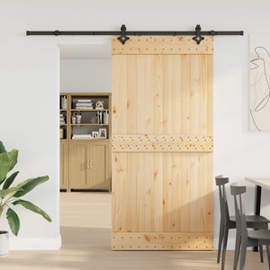 vidaXL Преплъзваща се врата NARVIK 100 x 210 см (213, 5 см) (3445286)