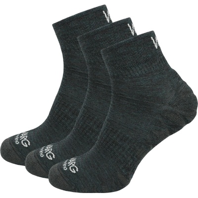 Warg Endurance Merino Mid 3-pack zelená