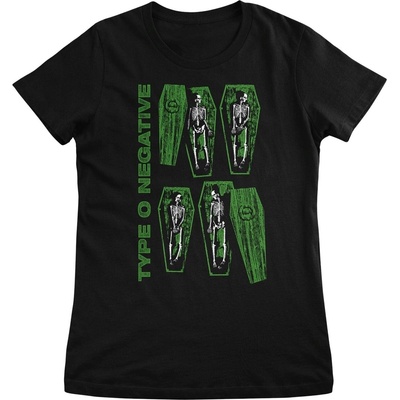 Type O Negative Coffins Black L Дамски Риза (WMX-5-TON006-BK-L)