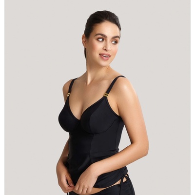 Panache tankiny Anya Riva SW1301 vrchní díl black