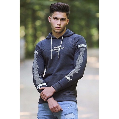 Madmext Мъжки суитчър 4197 - Тъмно син 286523 (286523_Синьо)