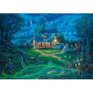 Schmidt Spiele - Puzzle Zac Kinkade: The haunted house - 1 000 piese