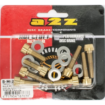 Sada titanových šroubů A2Z M6, 4x 25mm, 4x 18mm – Hledejceny.cz