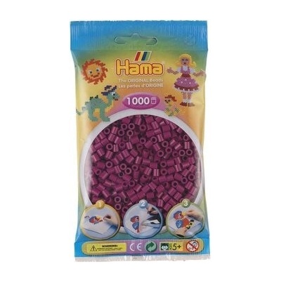 HAMA korálky bordo MIDI - 1000 ks