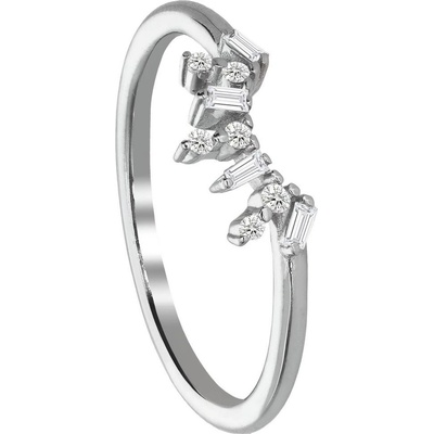 Zlaton Prsten bílé zlato s diamanty 000442411235