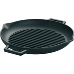 Pentole Agnelli ЧУГУНЕНА ГРИЛ ТАВА slow-cook 30cm ЧЕРНА (set30000m)