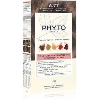 PHYTO Color боя за коса без амоняк цвят 6.77 Light Brown Capuccino