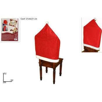 MAKRO Poťah na stoličku vianočný