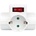 Xmart 3 Plug Adapter Switch (8608)
