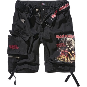 Brandit Iron Maiden Savage шорти The Number of The Beast black edition, черен (61052.11002)