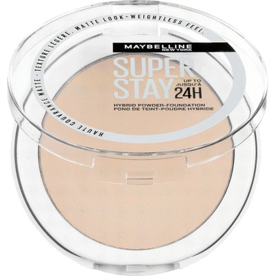 Maybelline SuperStay 24H Hybrid Powder-Foundation kompaktný púdrový make-up pre matný vzhľad 03 9 g