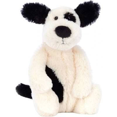 Jellycat Štěně Black & Cream Puppy malé
