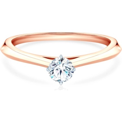 SAVICKI Годежен пръстен The Light: двуцветно злато, диамант