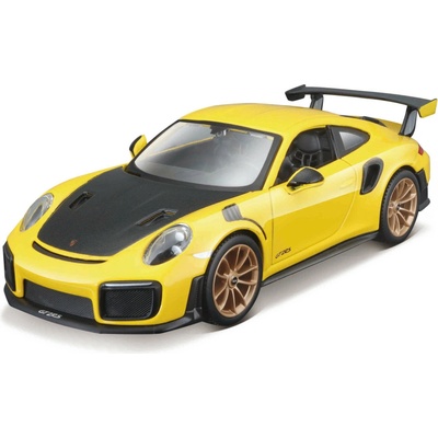Maisto Stavebnice Porsche 911 GT2 RS žlutá 1:24