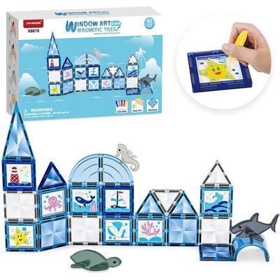 Magnetic Tiles Window Art Ocean 40 ks