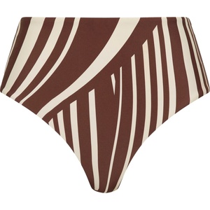 Seafolly Дамско бикини долнище Seafolly Women's Coastline High Waisted Pant Bikini bottom - Cocoa - размер 42 (EU) (150-5722-0316)
