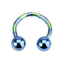 Piercing ucha T11-BLUE1,6