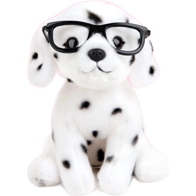 Studio Pets Плюшена играчка Studio Pets - Куче Далматинец с очила, Спот (6243)