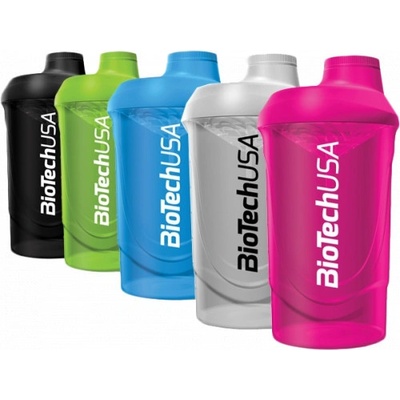 BioTech USA Shaker WAVE 600 ml, fialovo / růžová