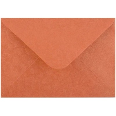 Paper Design Obálka C6 metalická s ražbou - měděná - 190457