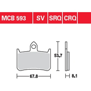  TRW MCB 593 SV (mcb593sv)