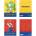 Panini Папка с ластик Panini Super Mario - Red & Blue, Асортимент (73192)