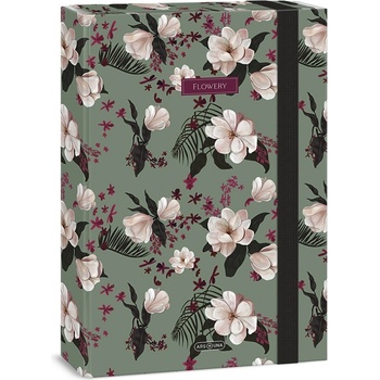 Ars Una Кутия за документи ARS UNA A/4 Flowery Green 5535 (50855353)
