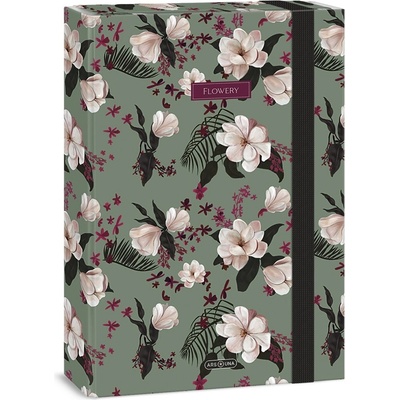 Ars Una Кутия за документи ARS UNA A/4 Flowery Green 5535 (50855353)