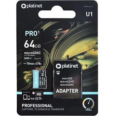 Platinet microSDXC 64GB C10 PLYMSD64GPL
