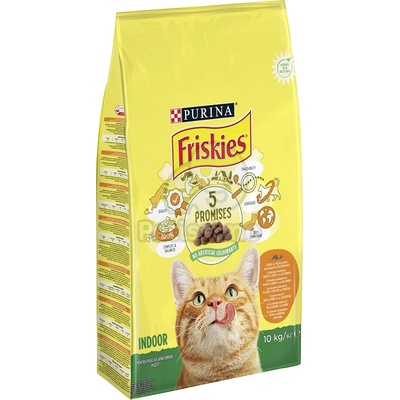 Friskies Indoor Cats Chicken & Vegetables 2x10 kg