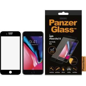 Panzer Стъклен протектор PanzerGlass за Apple iPhone 7/8/6/6s CaseFriendly - Черно