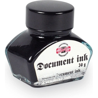 Inkoust dokumentní Koh-i-noor 30g černý sklo 141606