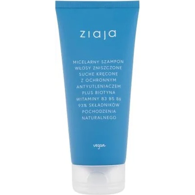 Ziaja Limited Summer Micellar Shampoo 200 ml мицеларен шампоан за изтощена, суха и къдрава коса за жени