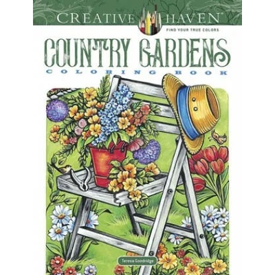Creative Haven Country Gardens Coloring Book