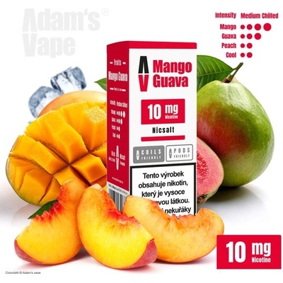 Adams Vape Salt Mango Guava 10 ml 10 mg