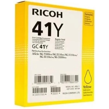 Compatible Оригинално мастило гел ricoh gc41y, 2200 копия, Жълт | ricoh-ink-gc41y (ricoh-ink-gc41y)