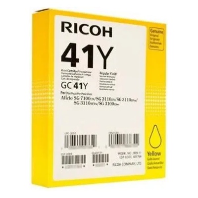 Compatible Оригинално мастило гел ricoh gc41y, 2200 копия, Жълт | ricoh-ink-gc41y (ricoh-ink-gc41y)