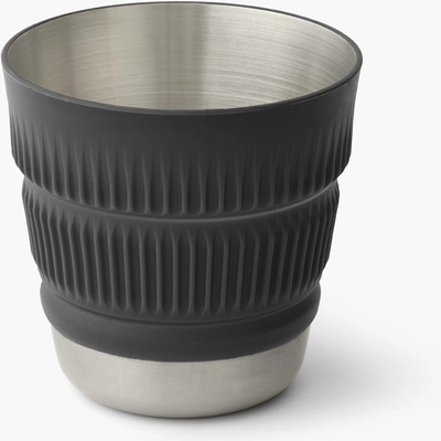 Seatosummit Detour Stainless Steel Collapsible Mug 475ml čierna
