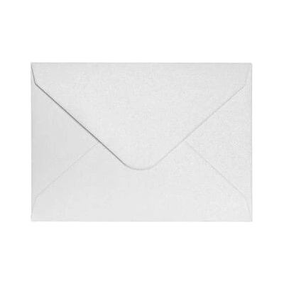 Ozdobné obálky Pearl - 7 x 10 cm, 150 g/m2, perleťové, diamantově bílé, 10 ks