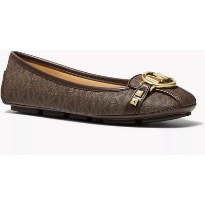 Michael Kors dámské balerínky Fulton hnědé logové