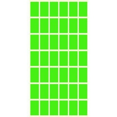 Етикети за цени 17x30 mm 42 етик. /лист Зелен неон (520212-54)