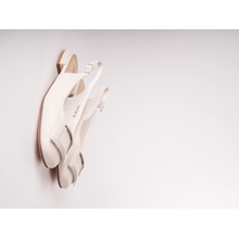 Pass dámské baleríny s prázdnou patou spona béžové